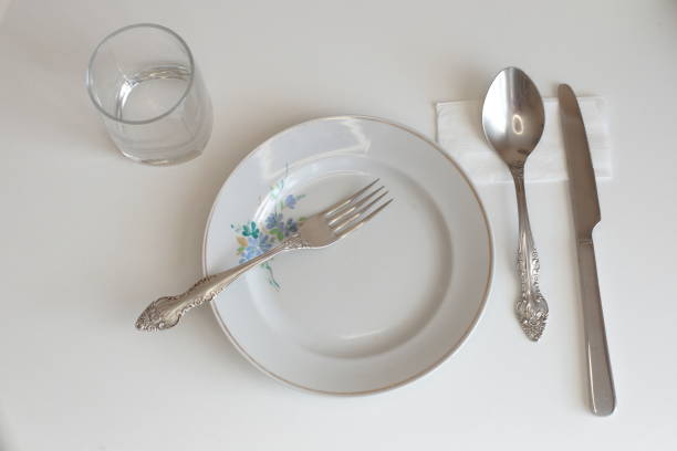 istock clean cooking utensils for daily use, empty dishes on a white table background 1217996130