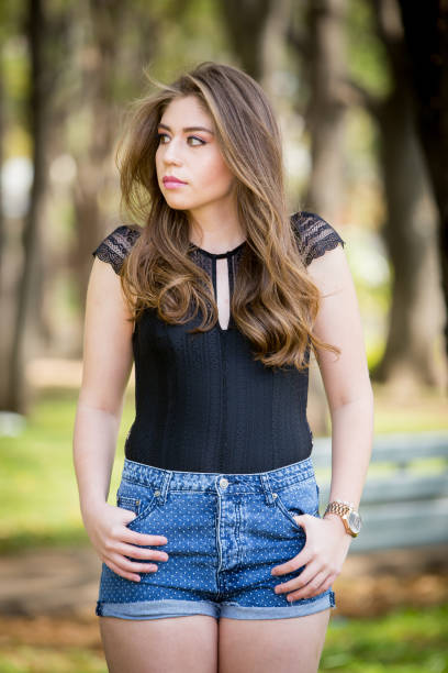 istock Woman wearing urban style clothes 1217996220