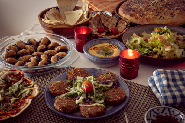 istock Middle Eastern Muslim Food for Ramadan 1217998585