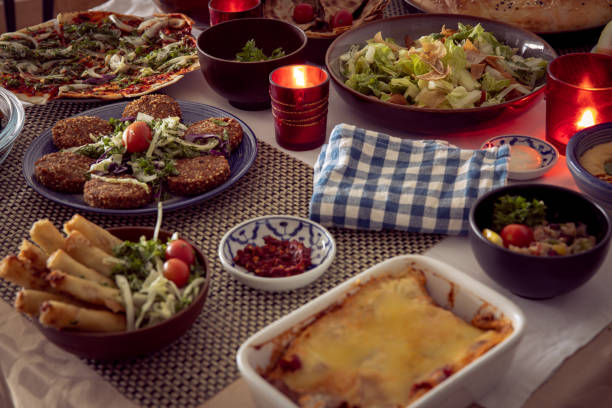 istock Middle Eastern Muslim Food for Ramadan 1217998594