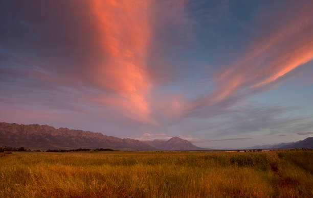 istock sunset in tulbagh south africa 1218000455