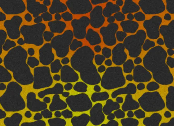 3D Giraffe Orange-Yellow print camouflage texture, carpet animal skin patterns or backgrounds, orange and yellow cheetah theme, look smooth, fluffy and soft, fashion clothes textile safari concept.