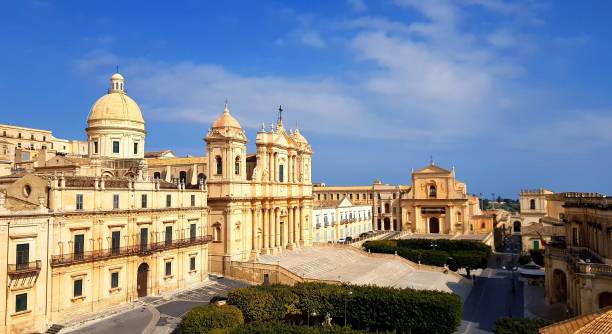 istock Historical cathedral in Noto Sicily 1218005841