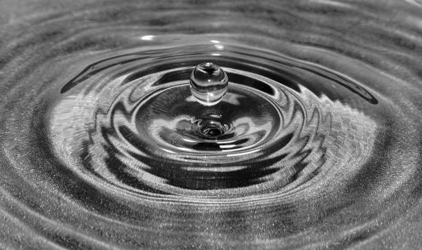 istock Drop of water falling and creating ripples. 1218007488