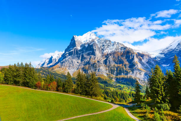 istock Grindelwald, Switzerland Jungfrau mountains view 1218011119