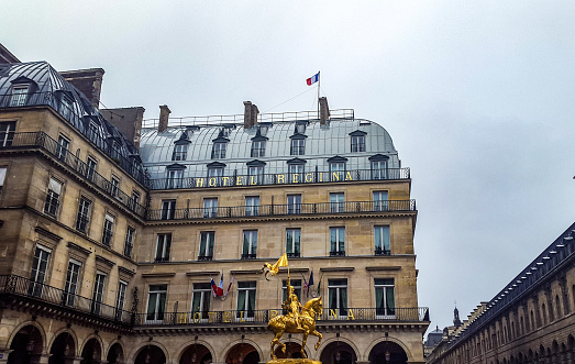 In February 2016, rich tourists were staying at the Regina Hotel in Paris in France