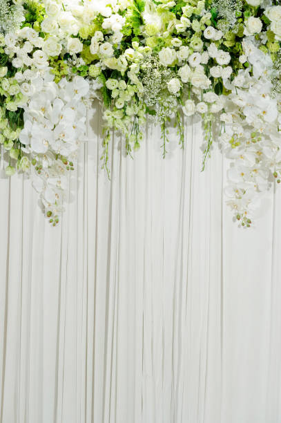 istock wedding flower backdrop background, colorful background, fresh rose, bunch of flower 1218015708