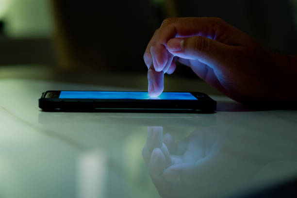 istock close up hand typing smartphone with copy space for text, shopping online, sending email, use smartphone, mobile phone, telephone 1218017578