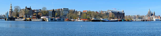 istock Panorama from the city Amsterdam in the Netherlands 1218019621