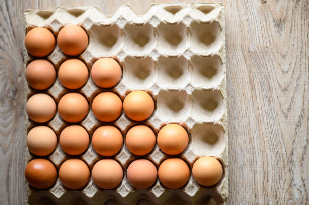 istock Many chicken eggs are placed in a crate to store for cooking during an epidemic. 1218022490