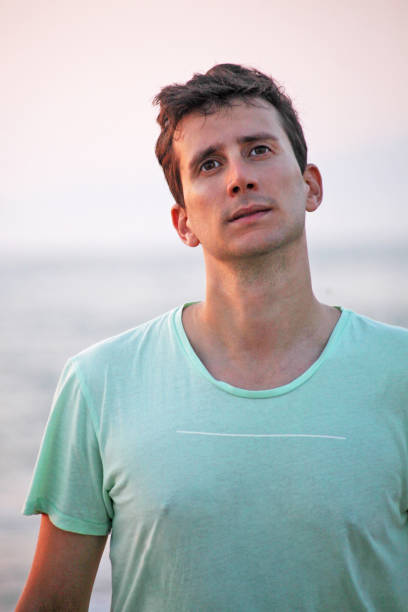 istock Young man in the sunset 1218022520