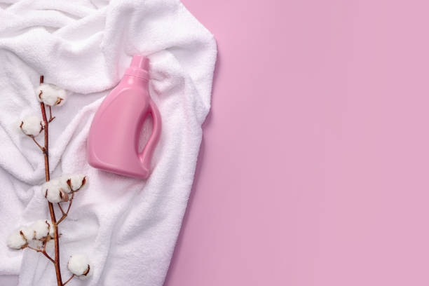istock Soft bath towel after washing 1218026298