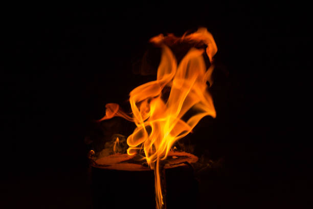 istock Traditional wooden candle 1218033181