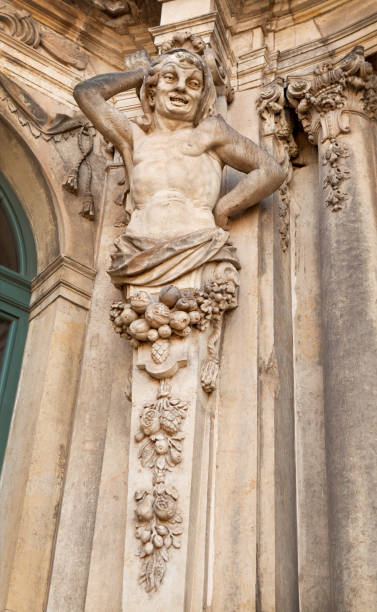 istock Sculptural group, details. Architecture of Dresden Germany 1218042420