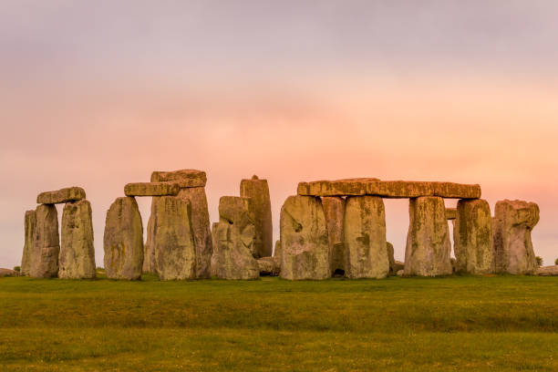 istock Sunset in the Stonehenge, UK 1218042545
