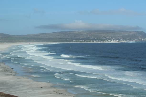 istock View of the beach with waves 1218042626