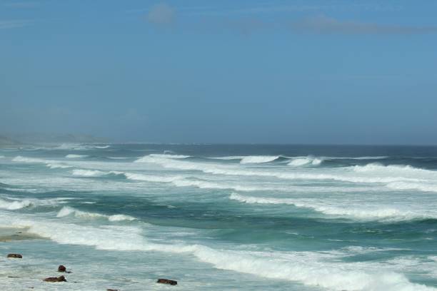 istock View of the beach with waves 1218042631