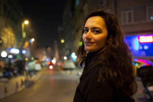 istock Young woman at street 1218052827