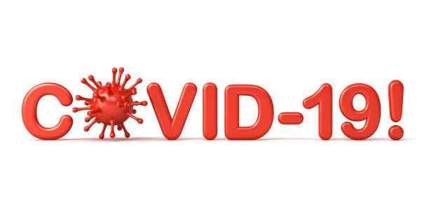 istock Covid-19 text or coronavirus warning isolated on white background 1218055224