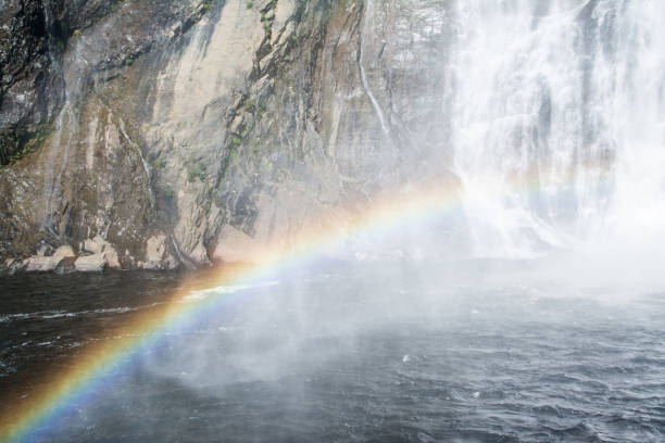 istock Montmorency Falls Quebec, Canada, Rainbow 1218057215