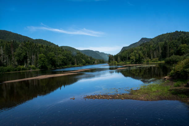 Jacques Cartier National Park Spring Time - River