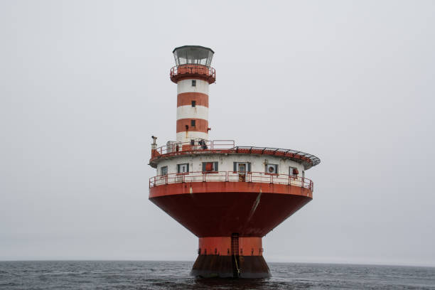 istock Unique Antique Lighthouse on St. Laurence River Quebec 1218059159