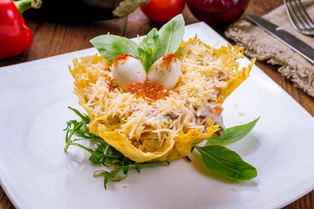 istock Salad of quail's nest 1218062050