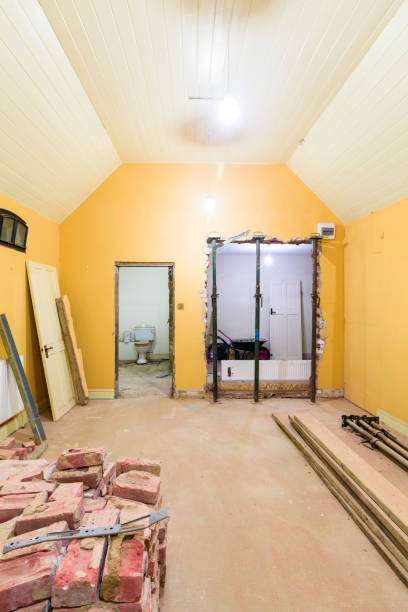 istock Room renovation, building work in a UK house 1218067546