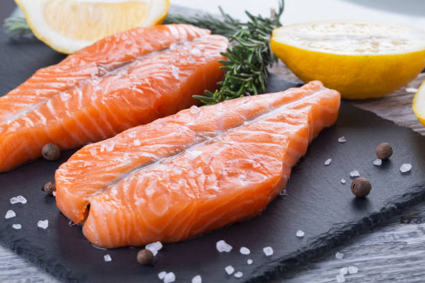 istock Two fresh raw salmon butterfly steaks 1218077263