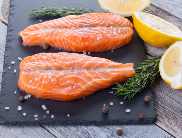 istock Two fresh raw salmon butterfly steaks 1218077277