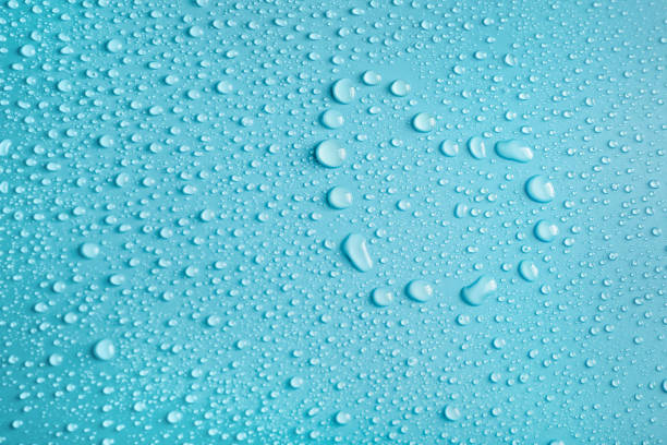 istock Water drops in shape of heart 1218081284