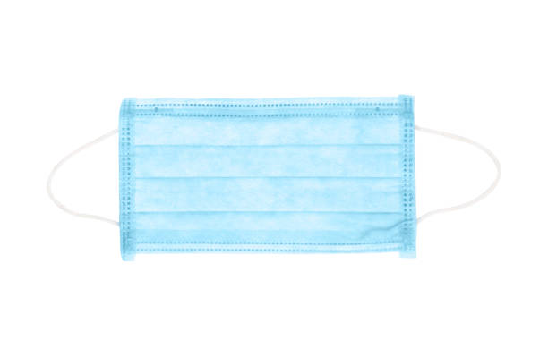 istock PP non-woven disposable medical face mask isolated on white background 1218086298
