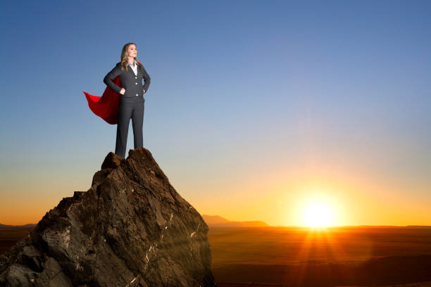istock Female Hero At Sunset 1218089914