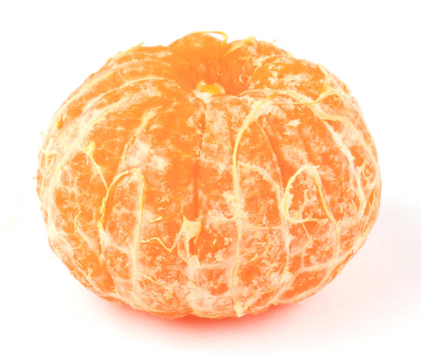 istock Fresh ripe tangerines on white 1218090556