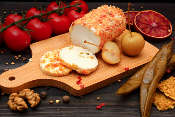 istock Goat cheese with apples and vegetables 1218092990