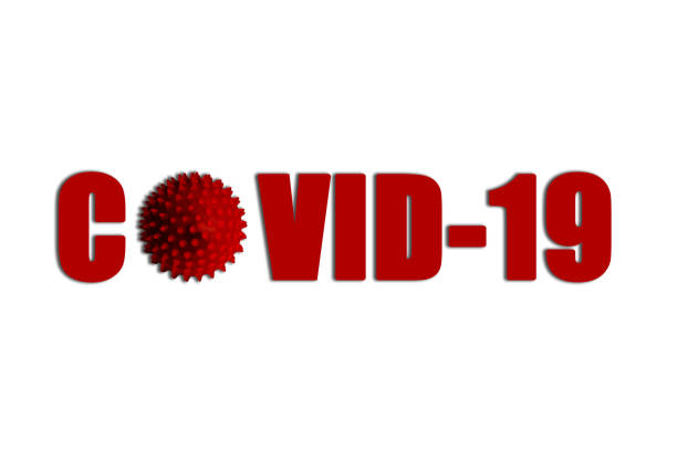 istock Covid-19 Coronavirus Text on White Background 1218095716