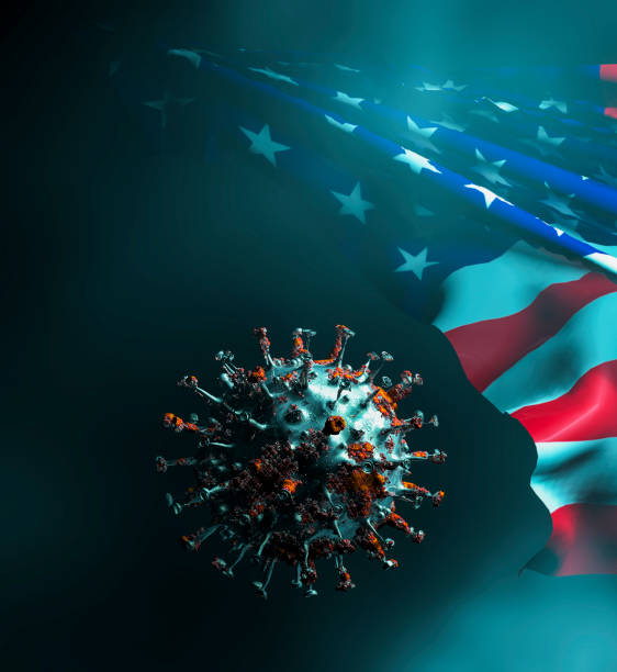 istock simulation of the coronavirus virus floating 1218095830