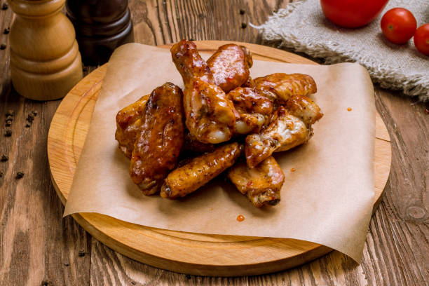 istock Chicken wings in sweet chili sauce 1218095928