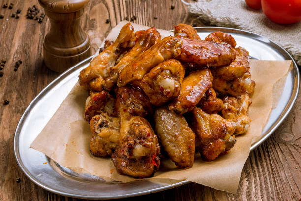 istock Chicken wings in sweet chili sauce 1218096090
