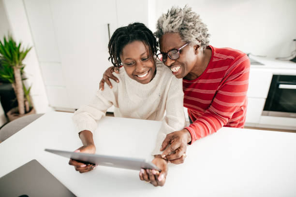 istock Granddaughter visiting grandmother 1218101555