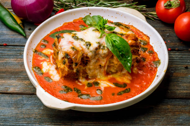 istock lasagna Bolognese on a plate 1218103225