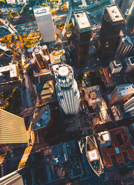 istock Aerial view of a Downtown LA 1218110733