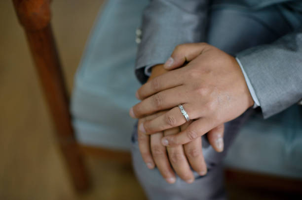 istock wear a ring, wedding ring, love couple 1218111793