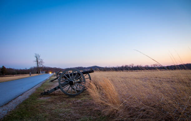 istock civil war cannon in Gettysburg 1218116463