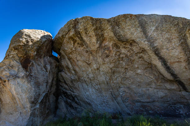 city of rocks, idaho - idaho rock climbing city of rocks mountain imagens e fotografias de stock