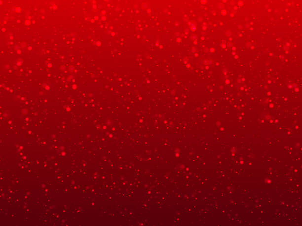 メリークリスマスとハッピーニューイヤーのための雪や雪片と休日の冬の赤い背景。ベクトルの図 - christmas backgrounds glitter star shape点のイラスト素材／クリップアート素材／マンガ素材／アイコン素材