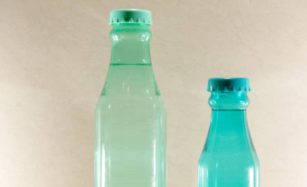 istock Colorful and decorative glass bottles 1218126916