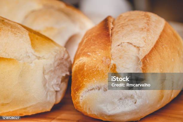 Baked Bread Rolls On A Wooden Object Bread Bread Bakery Bakery Stock Photo - Download Image Now