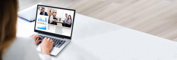 istock Businesswoman Using Laptop At Desk 1218132114