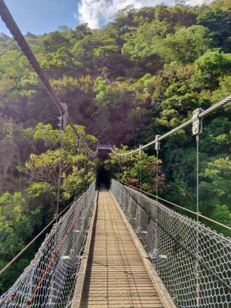 istock Taroko Gorge Suspension Bridge - Taiwan 1218132304